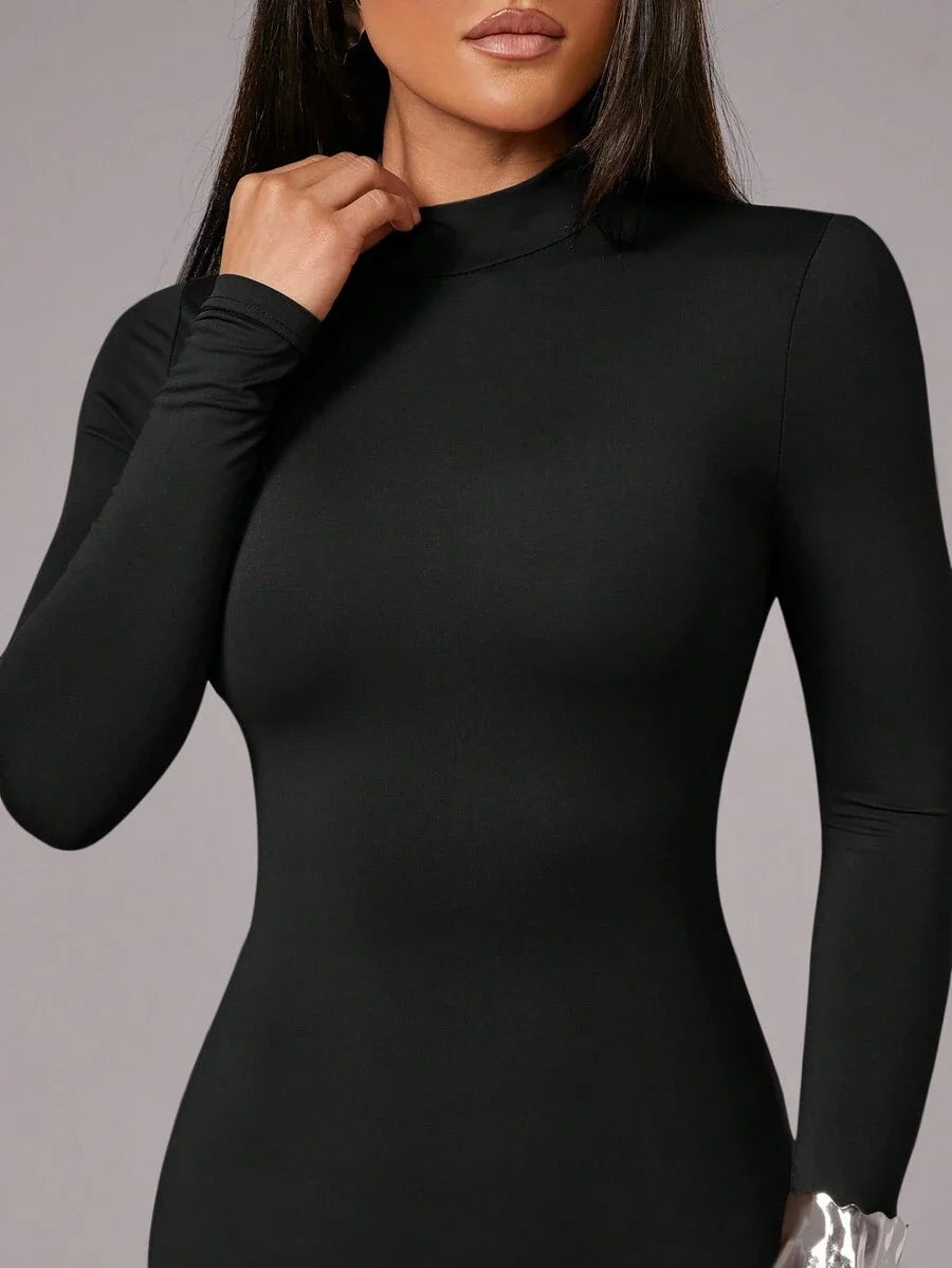 Womens WOMEN Elegant Autumn And Winter Long Sleeve Suitable For Daily Commuting Urban Fashion Can