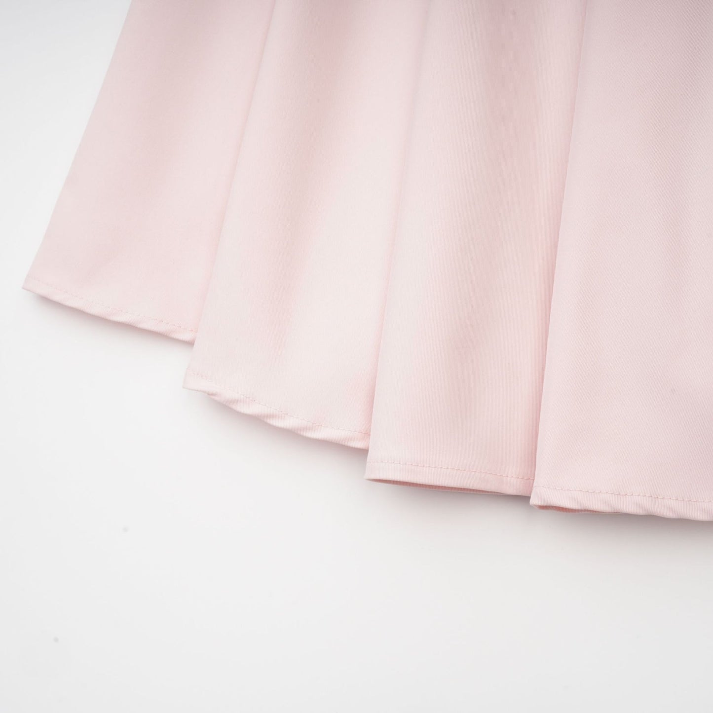 Pink midi dress with spaghetti straps pleated design bustier style and flared skirt Features rear zip and inset pockets Comfortable blend of polyester and viscose