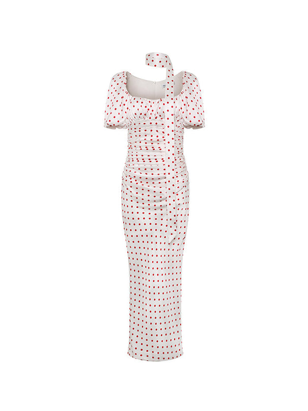 Polka Dot Midi Dress