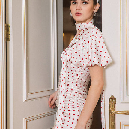 Polka Dot Midi Dress