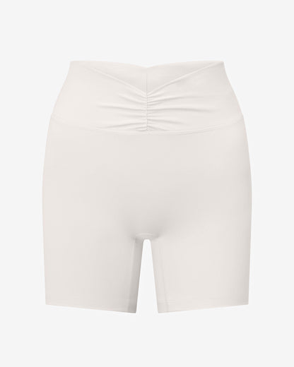 Form gather waist shorts 5 vanilla