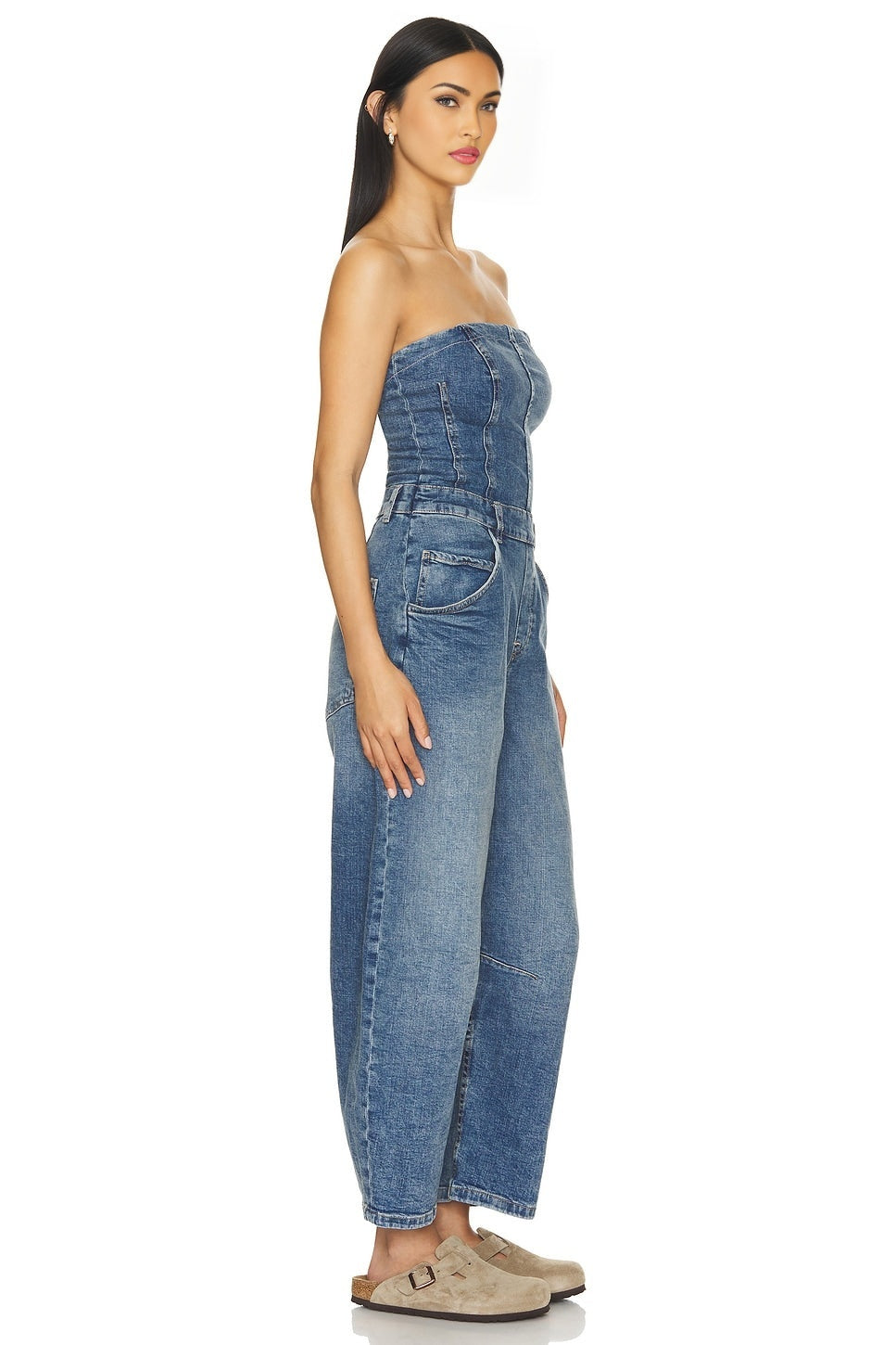 x We The Free Je Suis Pret Barrel Jumpsuit Free People