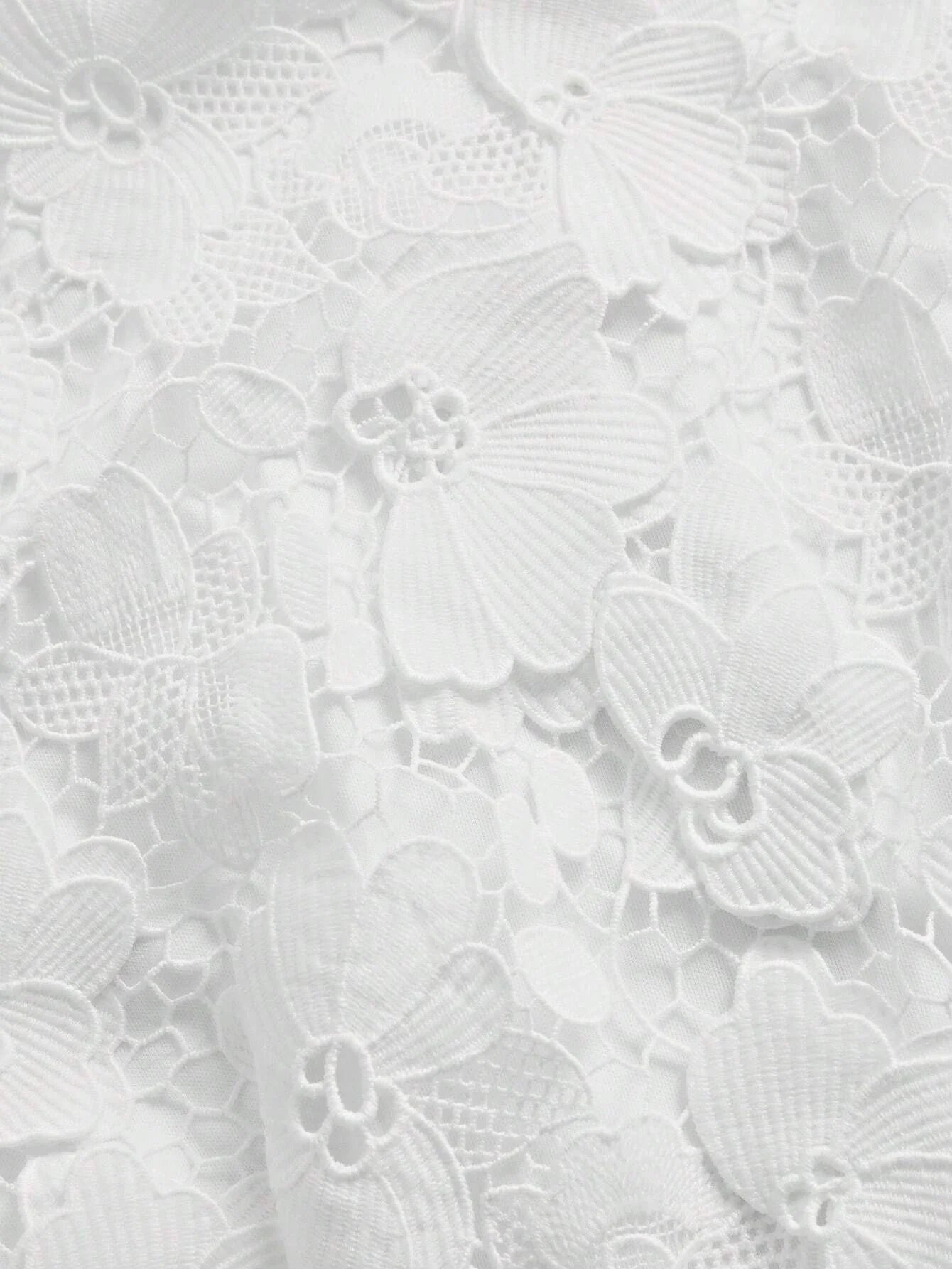 1pc White Long Sleeve Lace ALine Formal Dress Suitable For Cocktail Party Birthday Party And Other