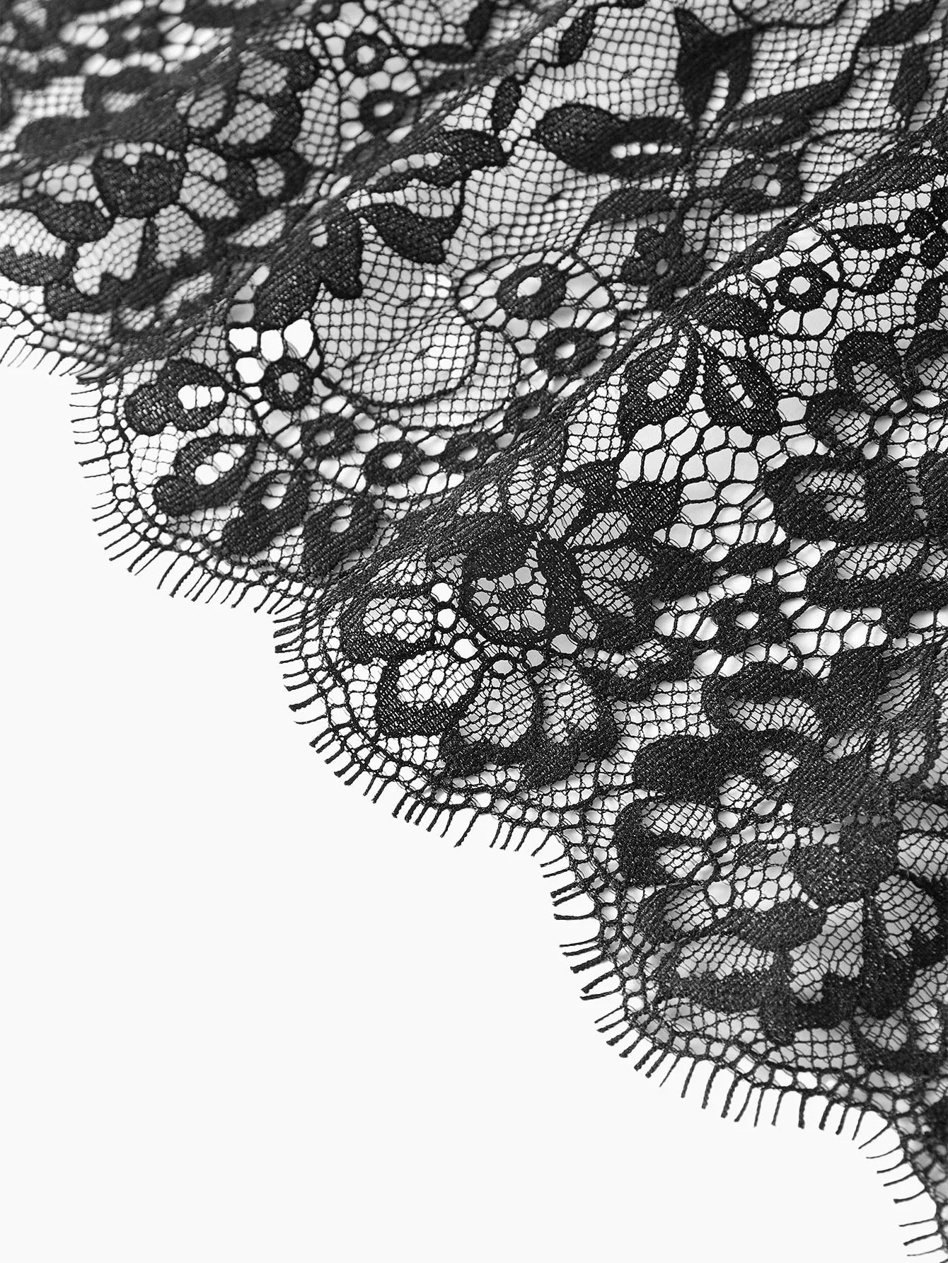 2 IN 1 PU LEATHER CONTRAST LACE WAIST FLARED HEM DRESS AUTUMNWINTER