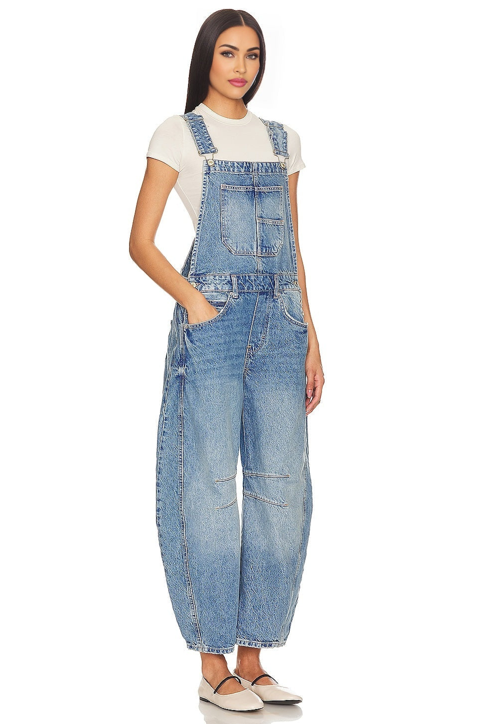 x We The Free Good Luck Overall Free People