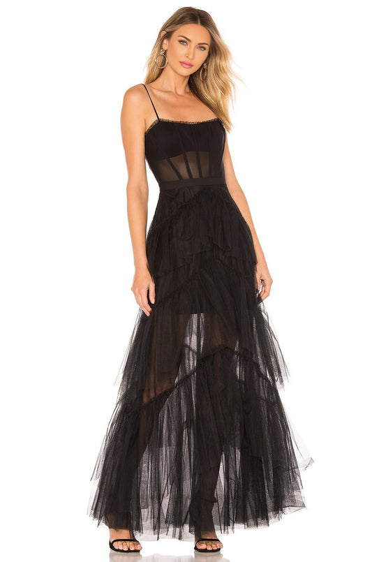 Corset Tulle Gown BCBGMAXAZRIA