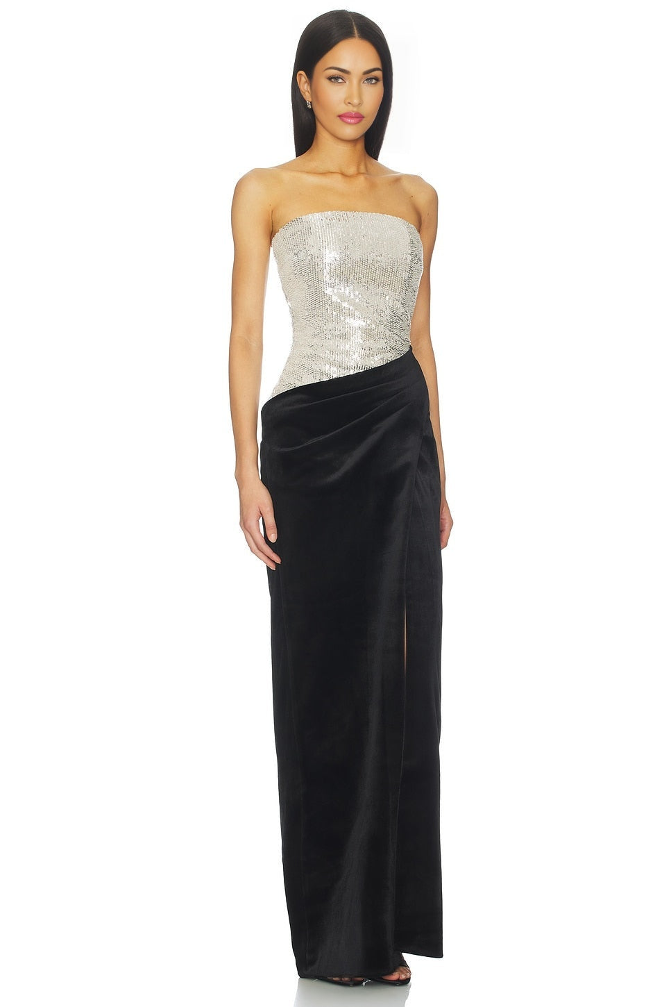 Samantha Black Dress Nadine Merabi