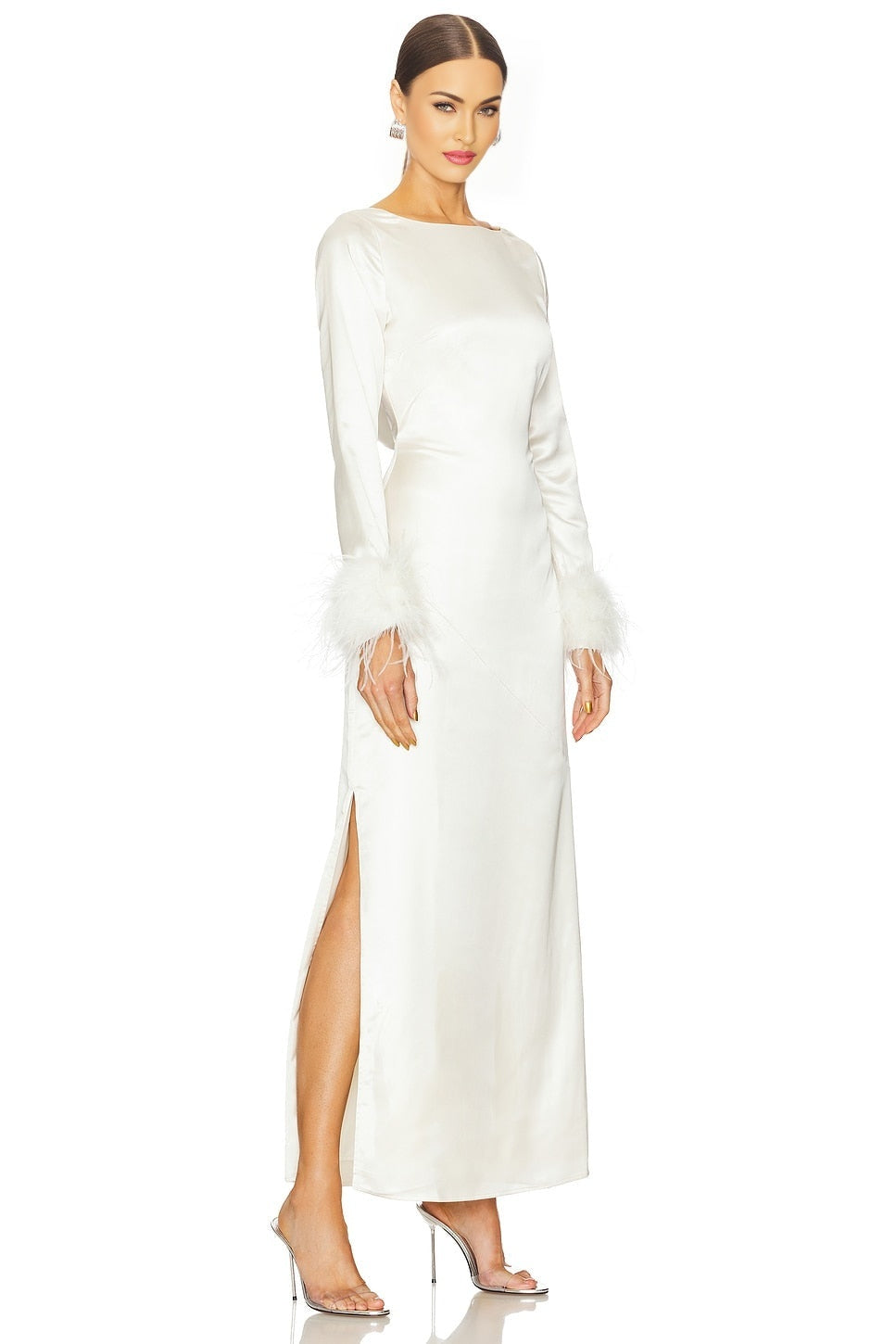 Gloss Midi Dress Line & Dot