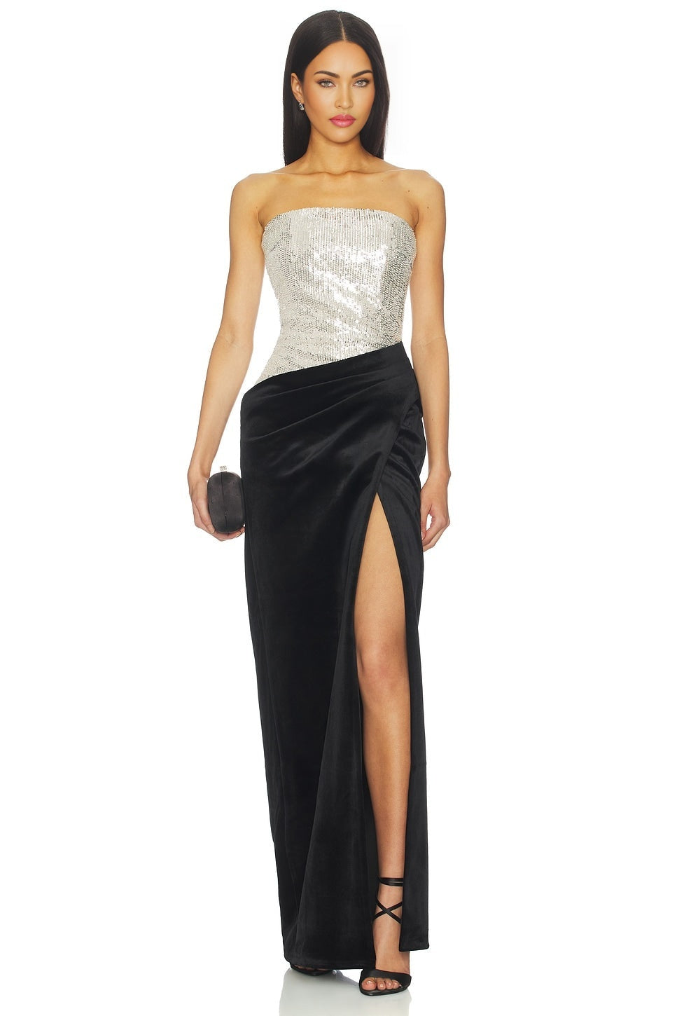 Samantha Black Dress Nadine Merabi