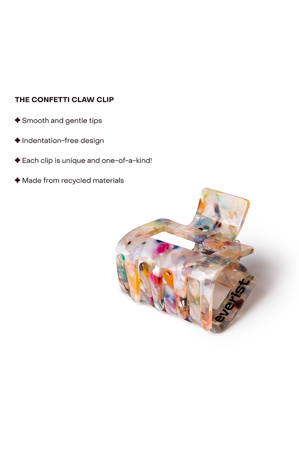 The Confetti Claw Clip Small Everist