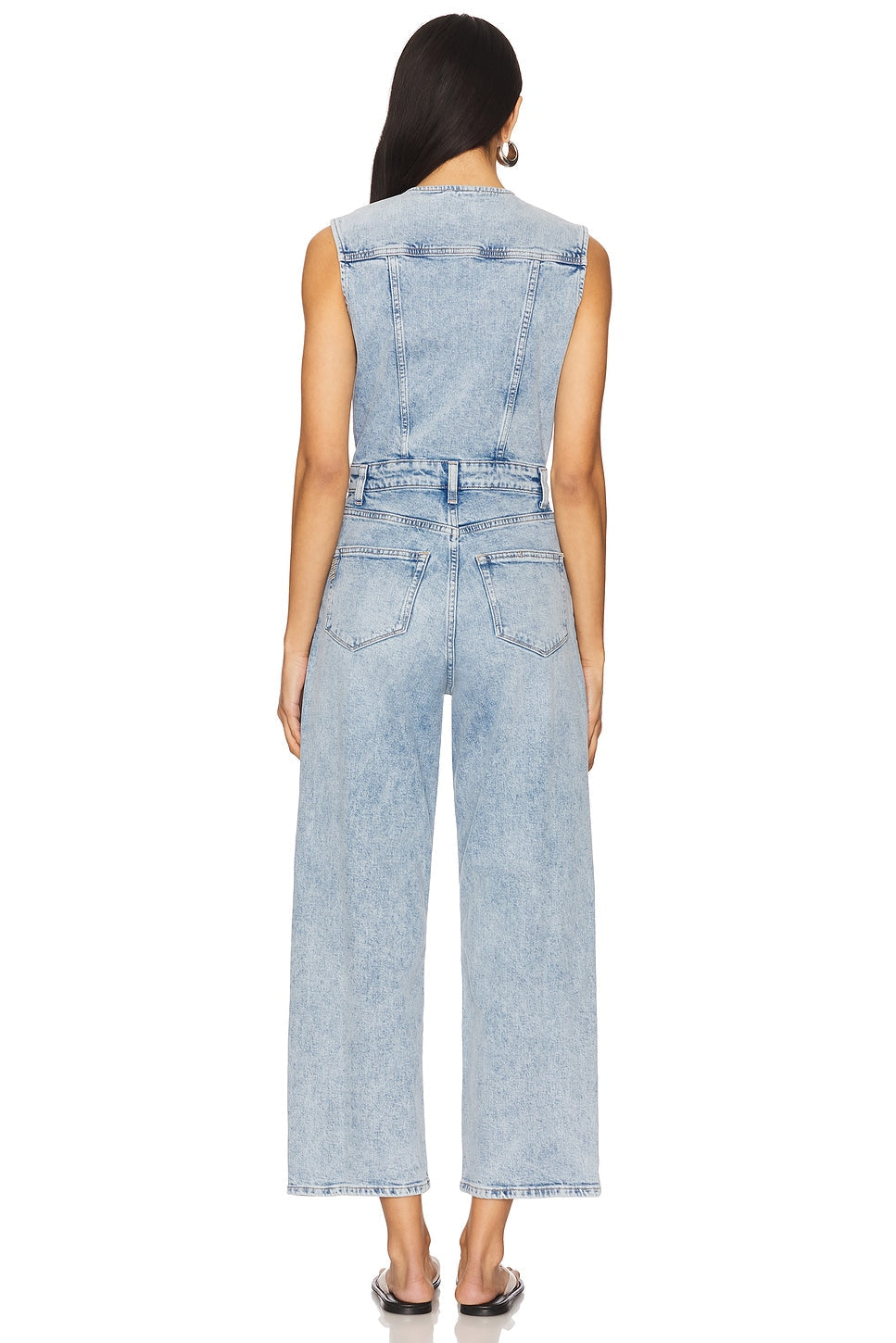 Cirie Ankle Denim Jumpsuit PAIGE