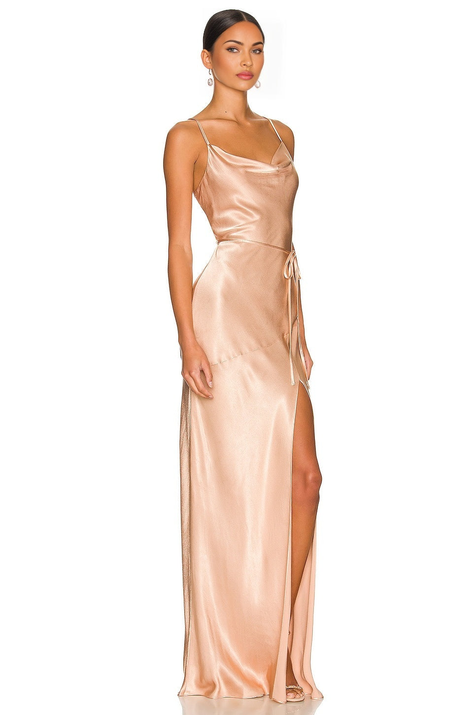 La Lune Bias Cowl Maxi Dress Shona Joy