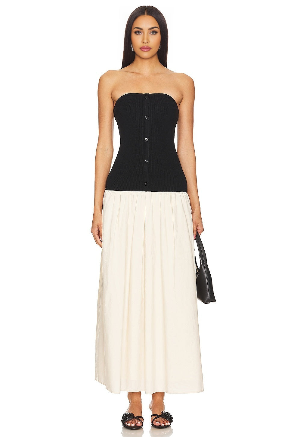 Tanner Combo Dress Line & Dot