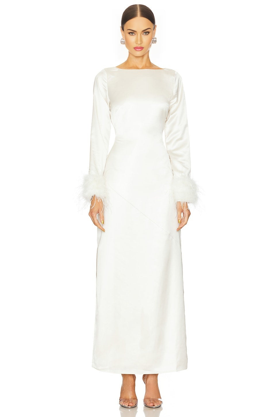 Gloss Midi Dress Line & Dot