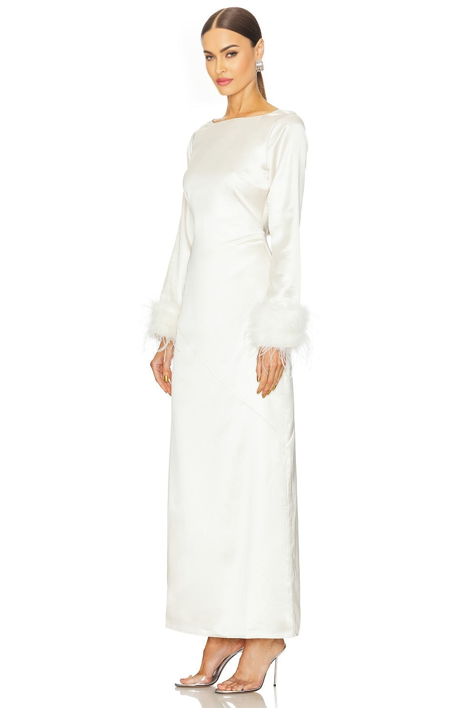 Gloss Midi Dress Line & Dot