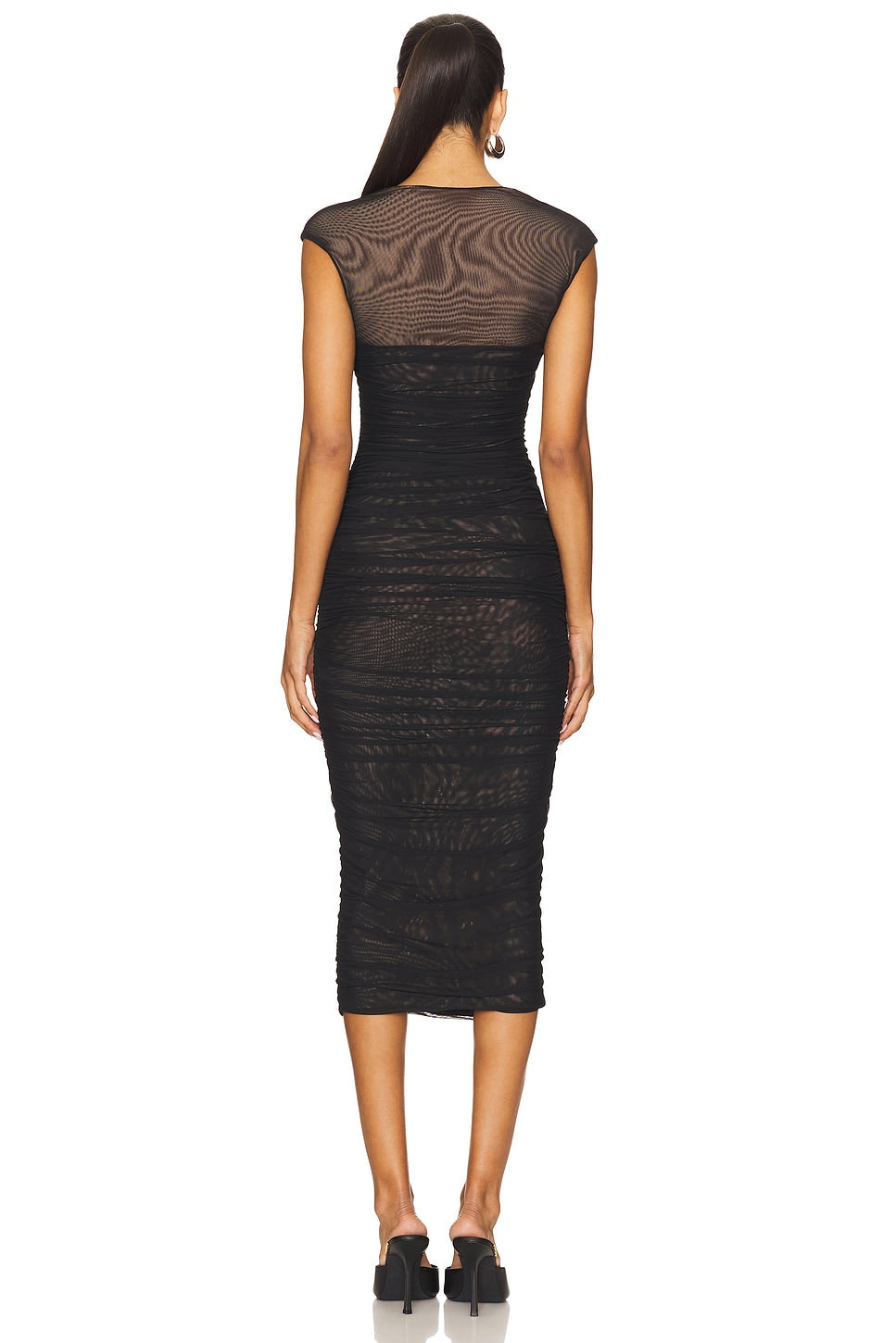 Kylie Mesh Midi Dress SEROYA