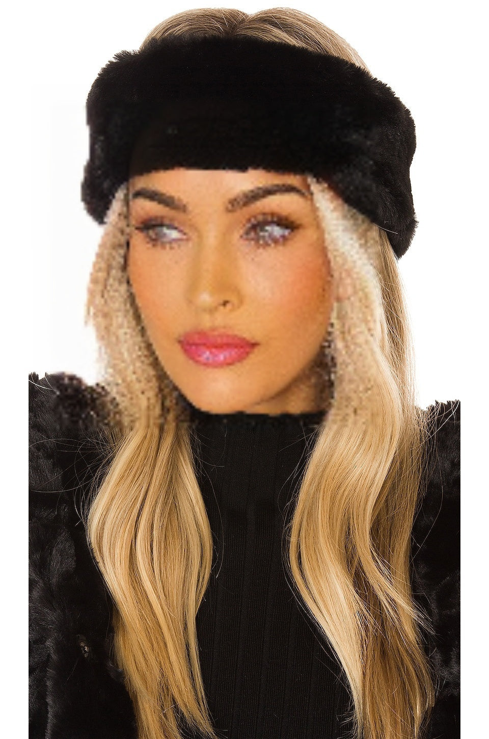 Eleni Faux Fur Headband Apparis