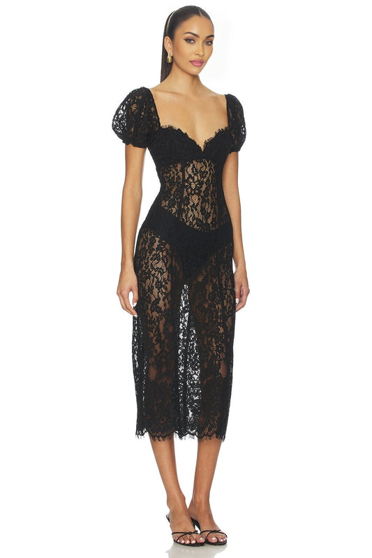 Nicola Midi Dress LPA