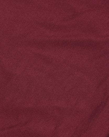 Open back long sleeve top burgundy