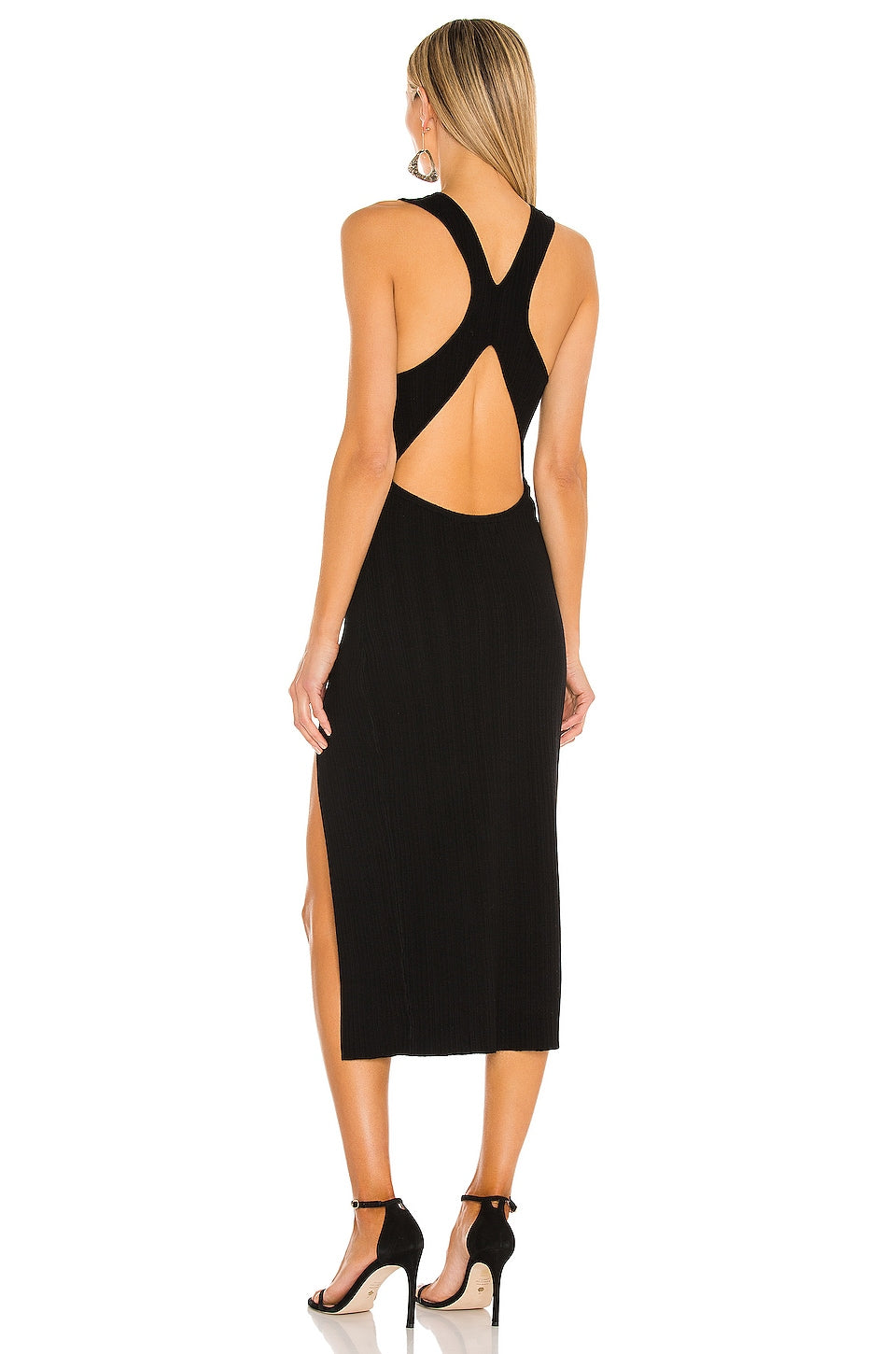 x Variegated Rib Bodycon Dress Michael Costello