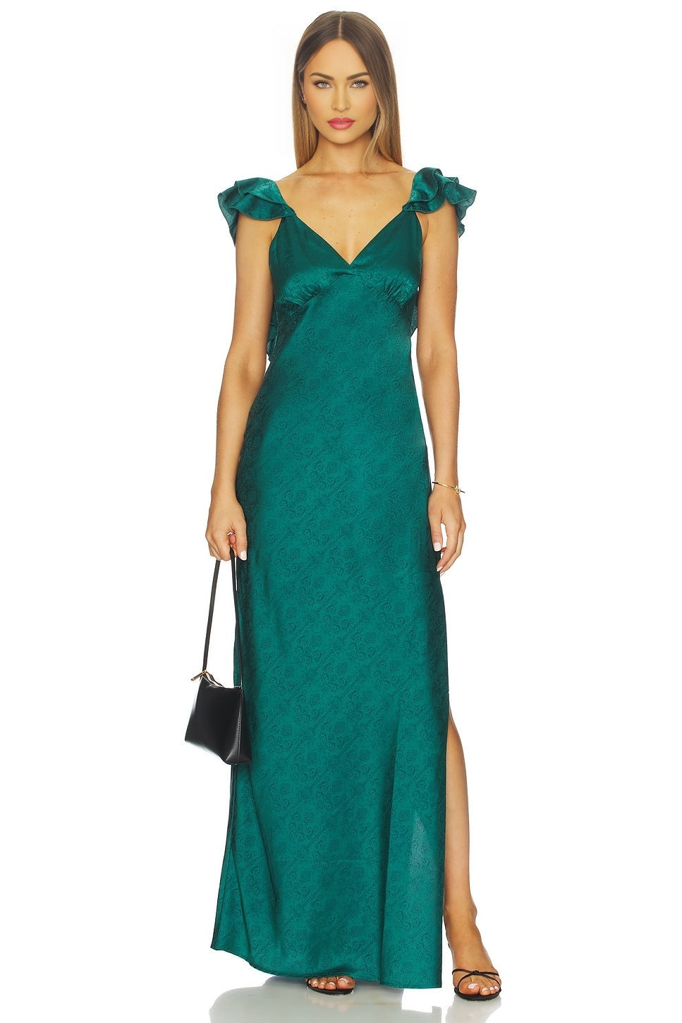 Becky Ruffle Maxi Dress MORE TO COME