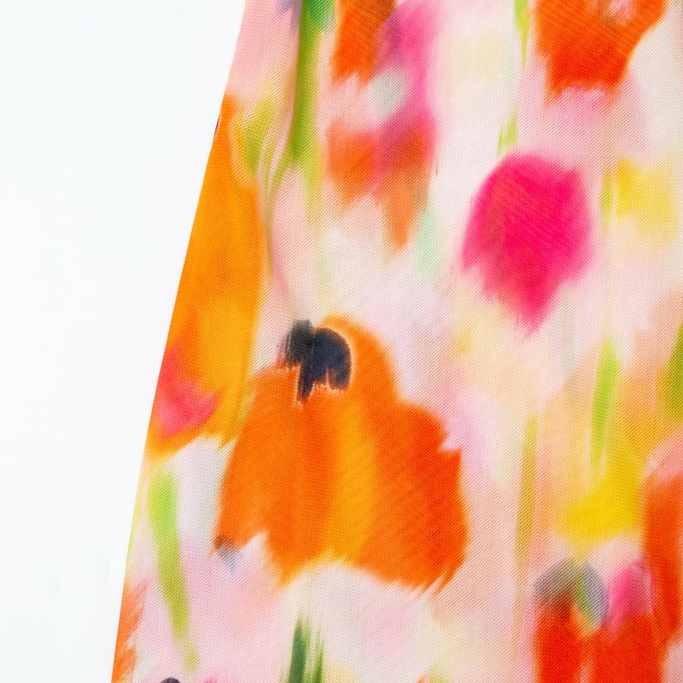 Maxi Dress – Boho Floral Print – Spaghetti Straps – Modern Romantic Style