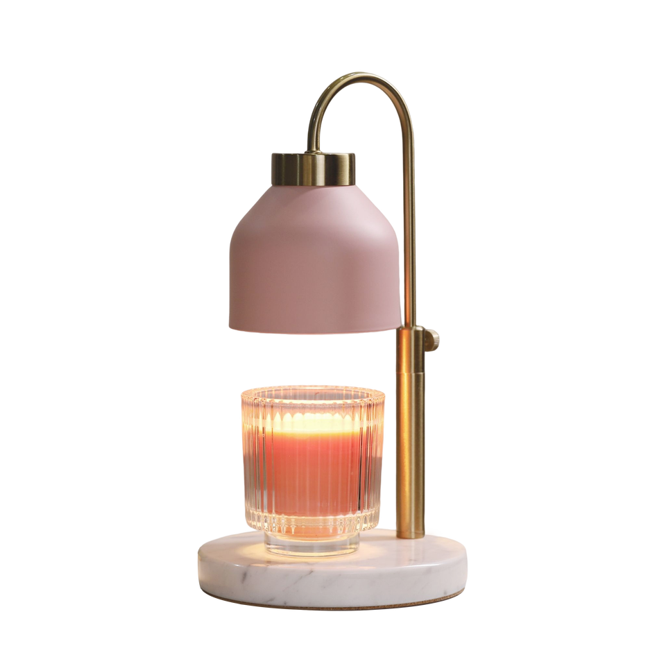 Girls Lovely Pink High-Quality Marble Base Electric Candle Warmer