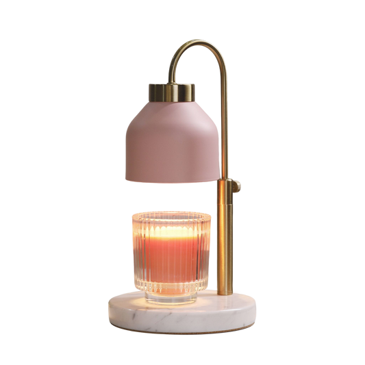 Girls Lovely Pink High-Quality Marble Base Electric Candle Warmer