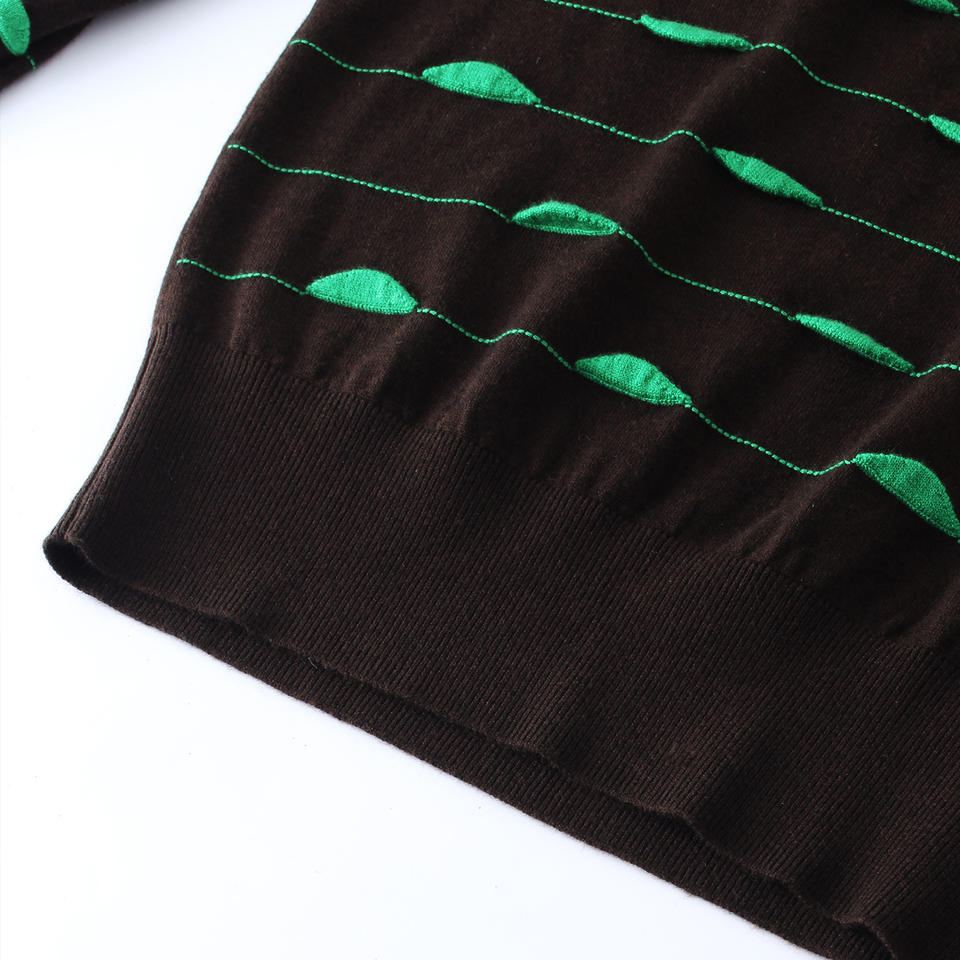 Pullover Sweater – Glow in the Dark – Green Glitter Knit – Casual Chic Style