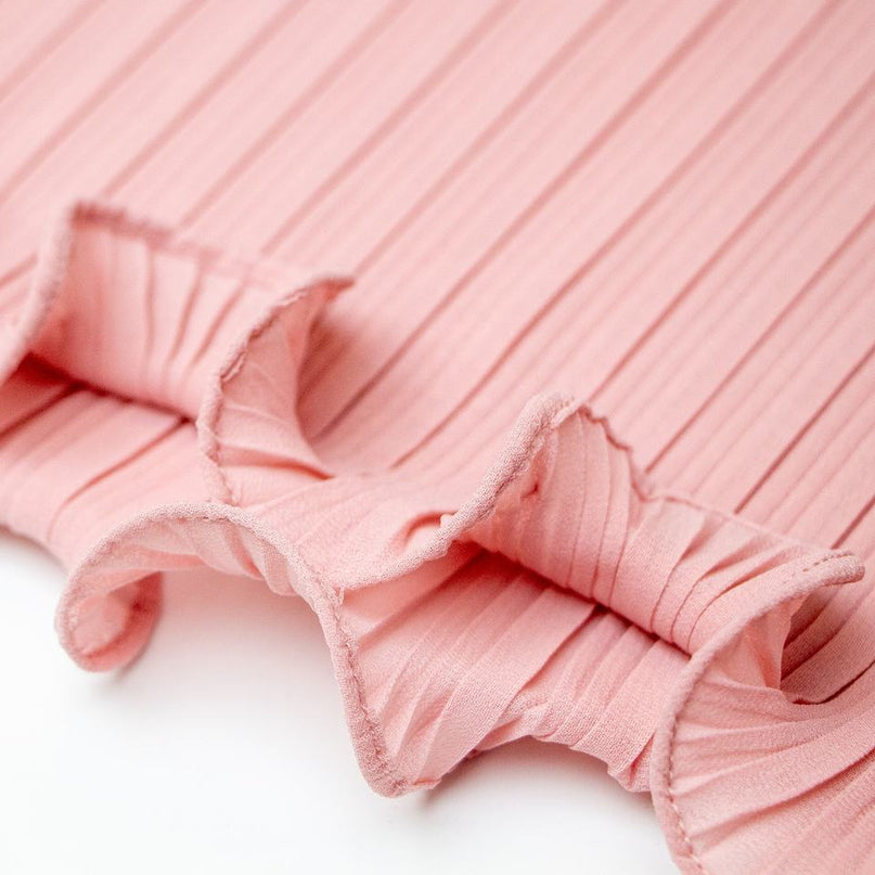 Midi Dress – One Shoulder Design – Pleated Ruffle Style – Chic Elegance