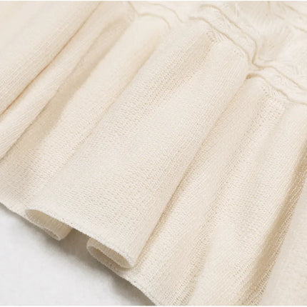 Isabella Van Hoef Knit Cardigan And Ruffle Midi Dress Set