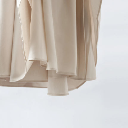 Helena Van Hoef Contrast-Collar Zip Shirt Midi Dress