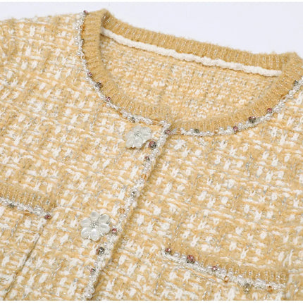Serena Van Hoef Tweed Jacket And Sleeveless Mini Dress Set