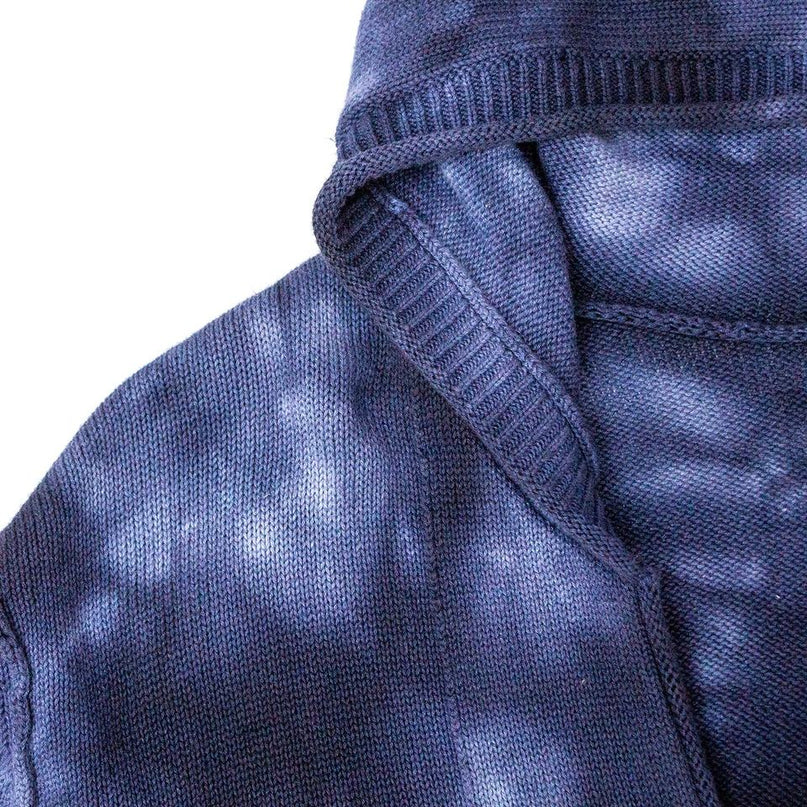 Hoodie – Waffle Knit Oversized – Designer Streetwear – Luxury Fall Style
