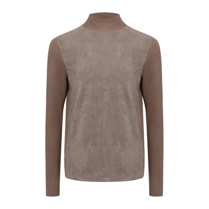 Pullover – Y2K Patchwork Design – High Neck – Trendy Streetwear Style