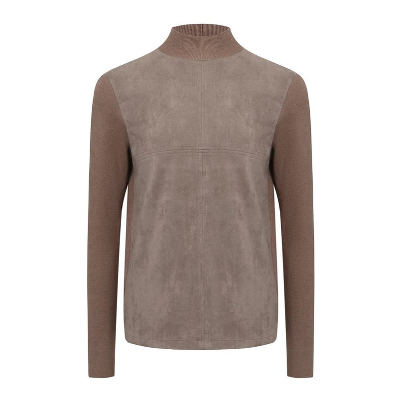 Pullover – Y2K Patchwork Design – High Neck – Trendy Streetwear Style