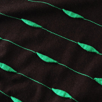 Pullover Sweater – Glow in the Dark – Green Glitter Knit – Casual Chic Style