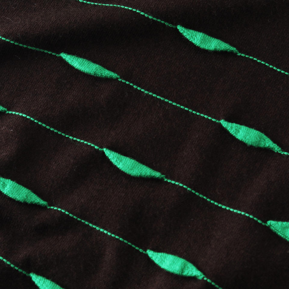 Pullover Sweater – Glow in the Dark – Green Glitter Knit – Casual Chic Style