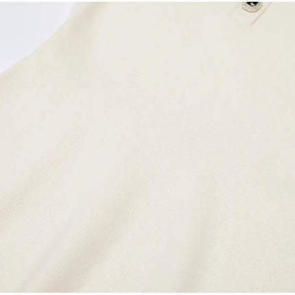 Zoe Van Hoef Contrast-Trim Polo Knit Dress