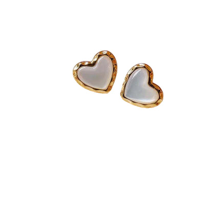 18 Karat Solid Gold Golden Pearl Earrings With Diamond And Sapphire
