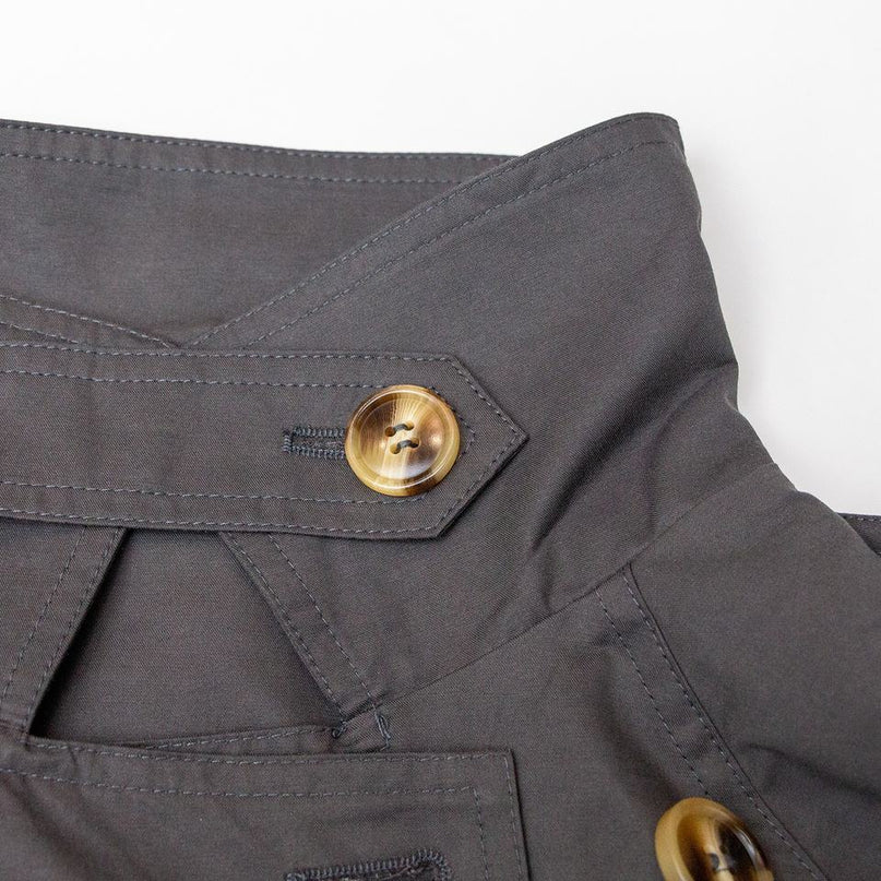 Trench Jacket – Double Breasted – Belted Short Design – Luxury Winter Style