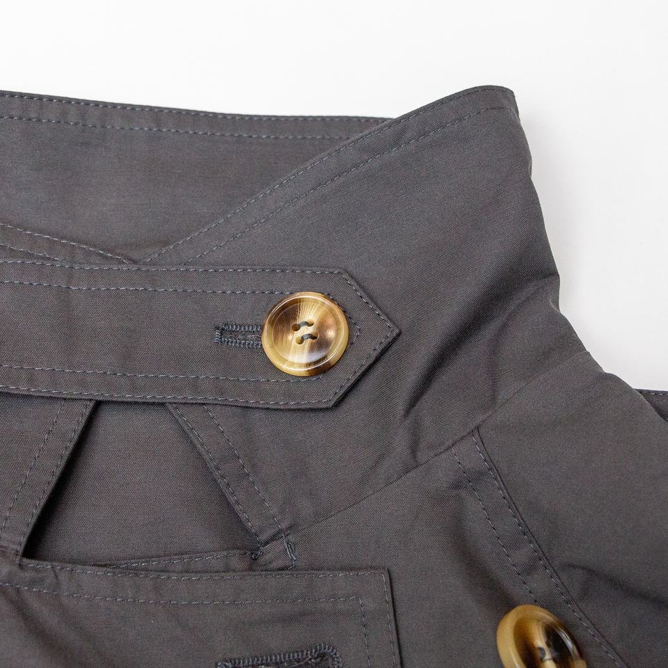 Trench Jacket – Double Breasted – Belted Short Design – Luxury Winter Style