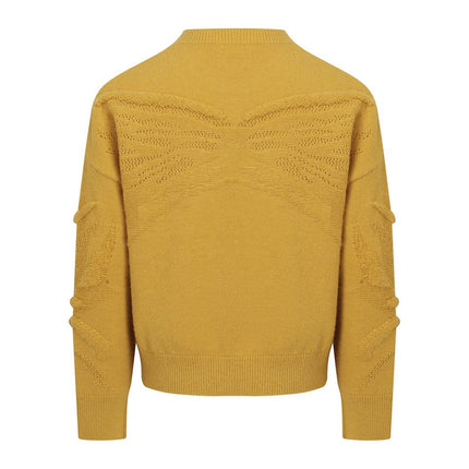 Pullover Sweater – Vintage Crewneck – Embroidery Detail – Classic Style