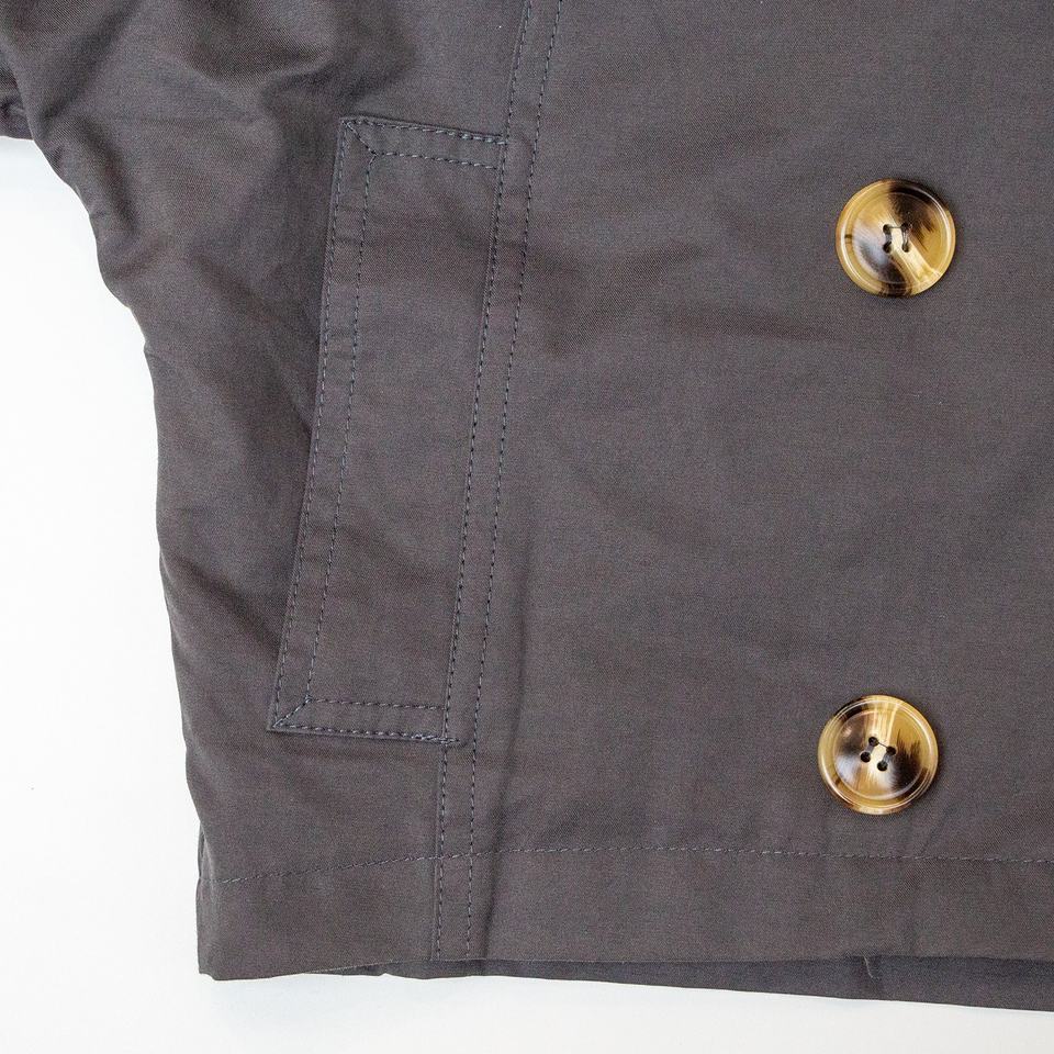 Trench Jacket – Double Breasted – Belted Short Design – Luxury Winter Style