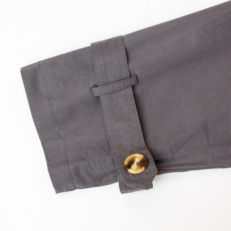 Trench Jacket – Double Breasted – Belted Short Design – Luxury Winter Style