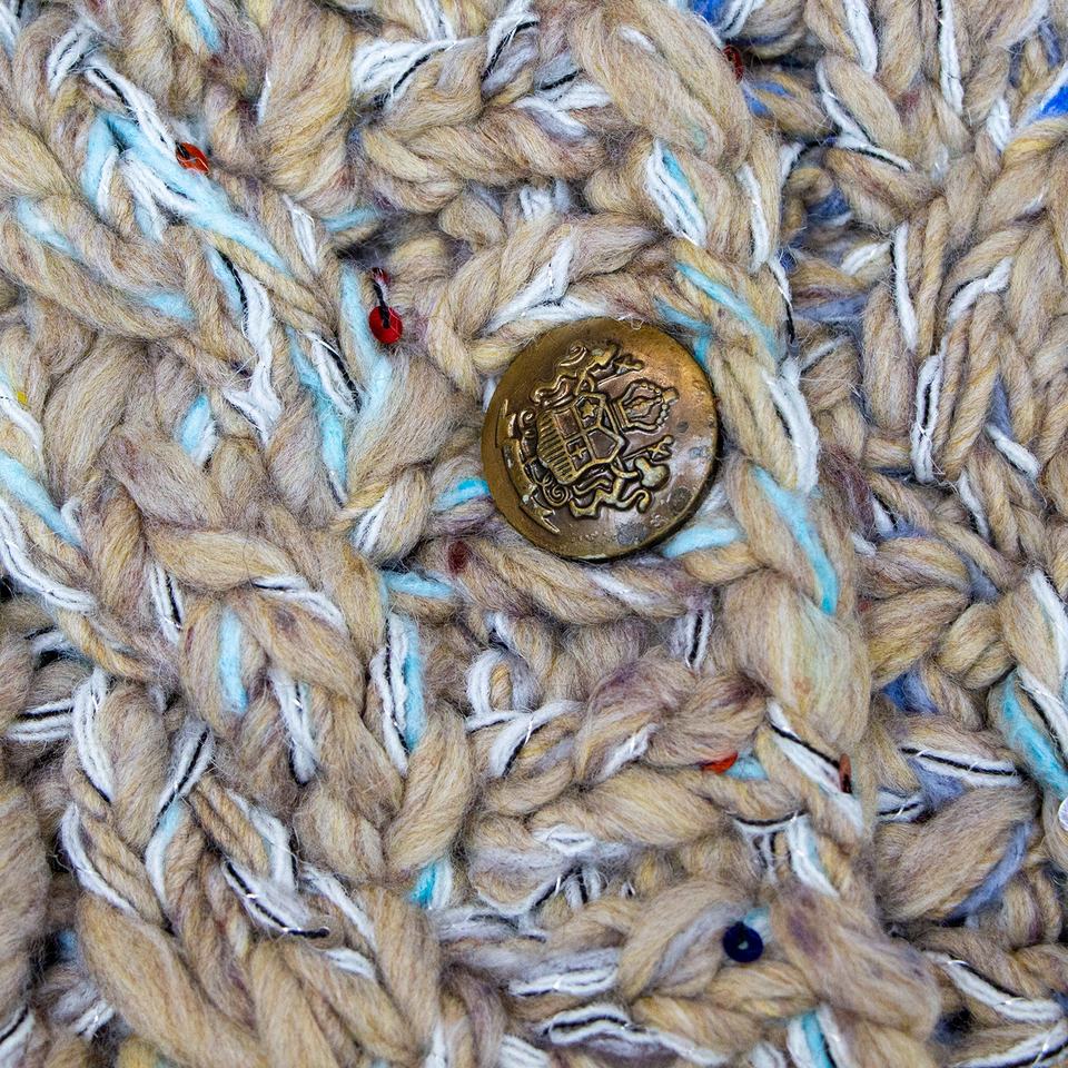 Cardigan Sweater – V-Neck Design – Front Button Closure – Chunky Cable Knit