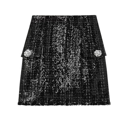 Livia Van Hoef Embellished Tweed Jacket