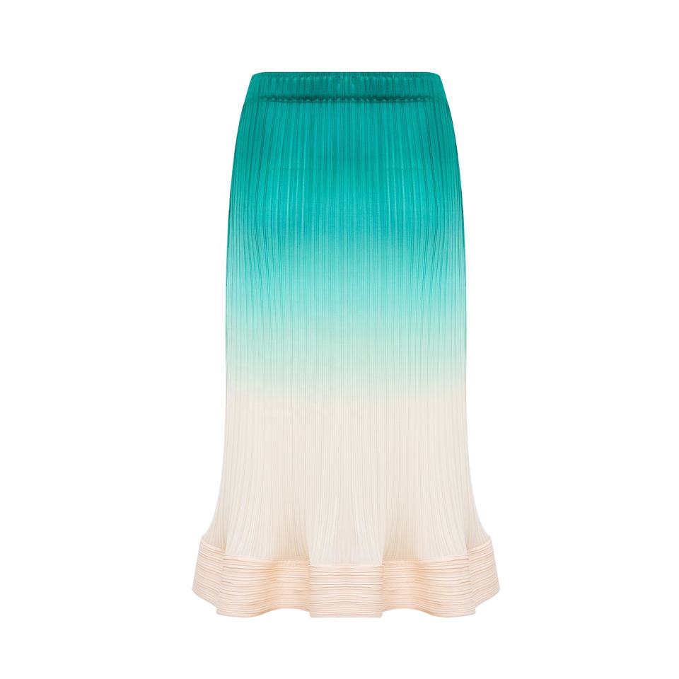 2-Piece Set – Pleated Skirt – Ruffle Detail Top – Chic Summer Style