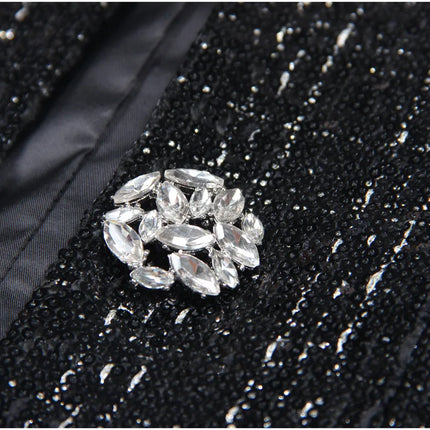 Livia Van Hoef Embellished Tweed Jacket
