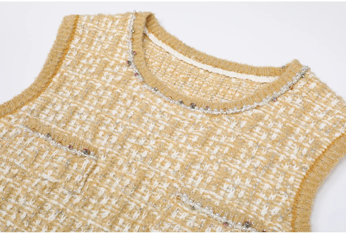Serena Van Hoef Tweed Jacket And Sleeveless Mini Dress Set